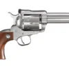 Ruger Blackhawk 357 Magnum Revolver with Stainless Finish and Hardwood Grips