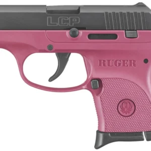 Ruger LCP 380ACP Centerfire Pistol with Raspberry Grip Frame