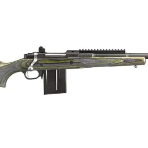 Ruger M77-GS 308 Gunsite Scout Rifle with Green Laminate Stock