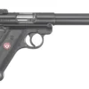 Ruger Mark IV Target 22LR Blued Rimfire Pistol with Bull Barrel