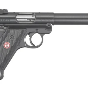 Ruger Mark IV Target 22LR Blued Rimfire Pistol with Bull Barrel