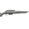 Ruger American Gen II 450 Bushmaster Rifle with Gray Splatter Stock and Gun Metal Gray