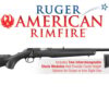 Ruger American Rimfire Rifle 22 LR Standard with Red Fiber Optic